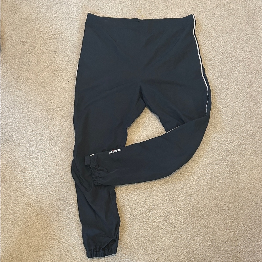 Hind Black Pants with White Detail